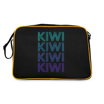 Kiwi Rétro - Sac Retro - noir/or - Dos
