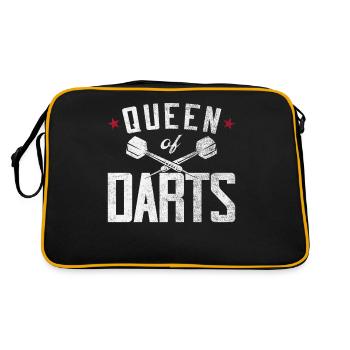 Darts Girl Vintage Reine des Fléchettes - Sac Retro - noir/or - Dos