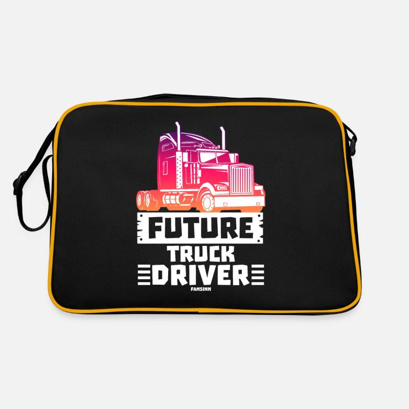 Future Truck Driver Retro Tasche