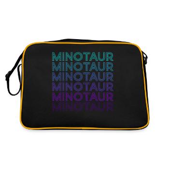 Minotaure Mythologie grecque antique Re - Sac Retro - noir/or - Dos