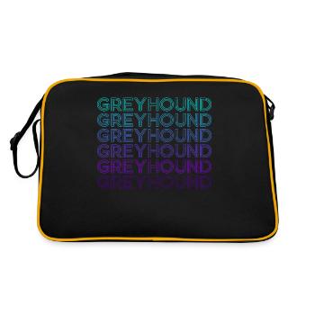Greyhound Retro - Retro Bag - black/gold - Back