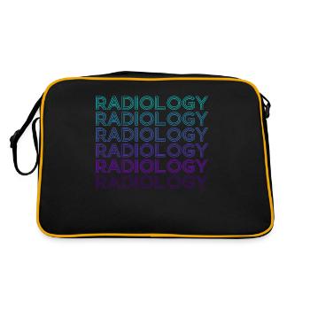 Radiologie Rad Tech Radiographe Rétro - Sac Retro - noir/or - Dos
