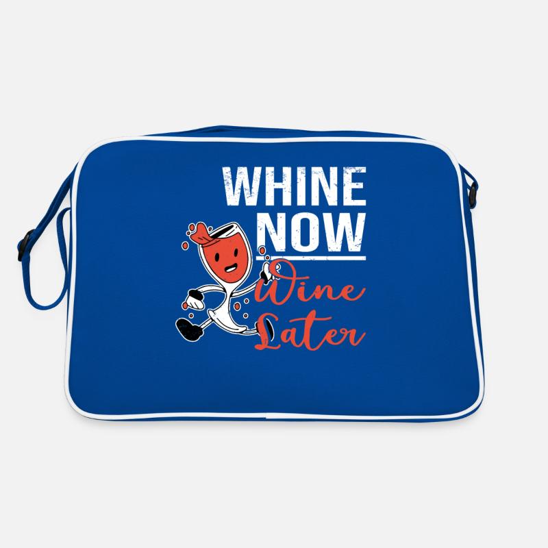 Marathon Runners Running Half Marathon Wine Retro Bag