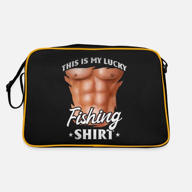 C'est ma chemise de pêche drôle de pêcheur chanceux Sac Retro