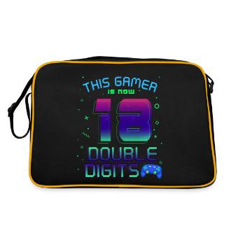 This Gamer Is Now 18 Double Digit 18. - Retro Bag - black/gold - Back
