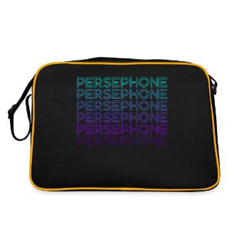 Perséphone Reine des Enfers Rétro - Sac Retro - noir/or - Dos