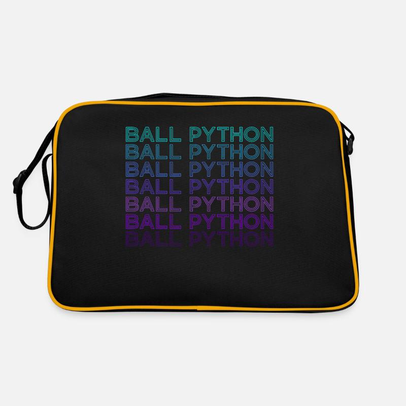 Kugelpython Schlange Retro Retro Tasche