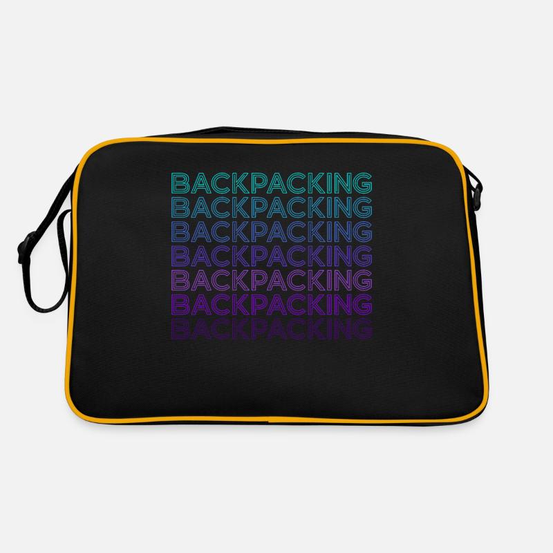 Backpacking Camping Hiking Retro Retro Bag