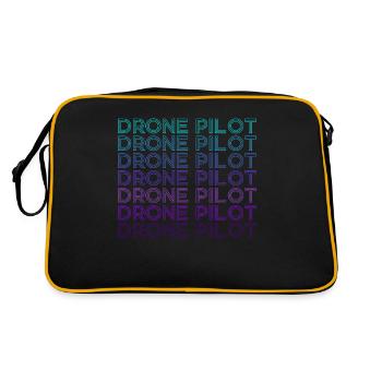 Drone Pilote Quadcopter RC Rétro - Sac Retro - noir/or - Dos