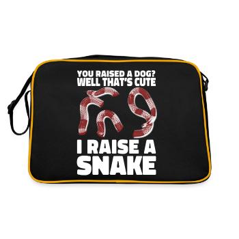 Serpent serpent Vous avez un chien? Puits - Sac Retro - noir/or - Dos