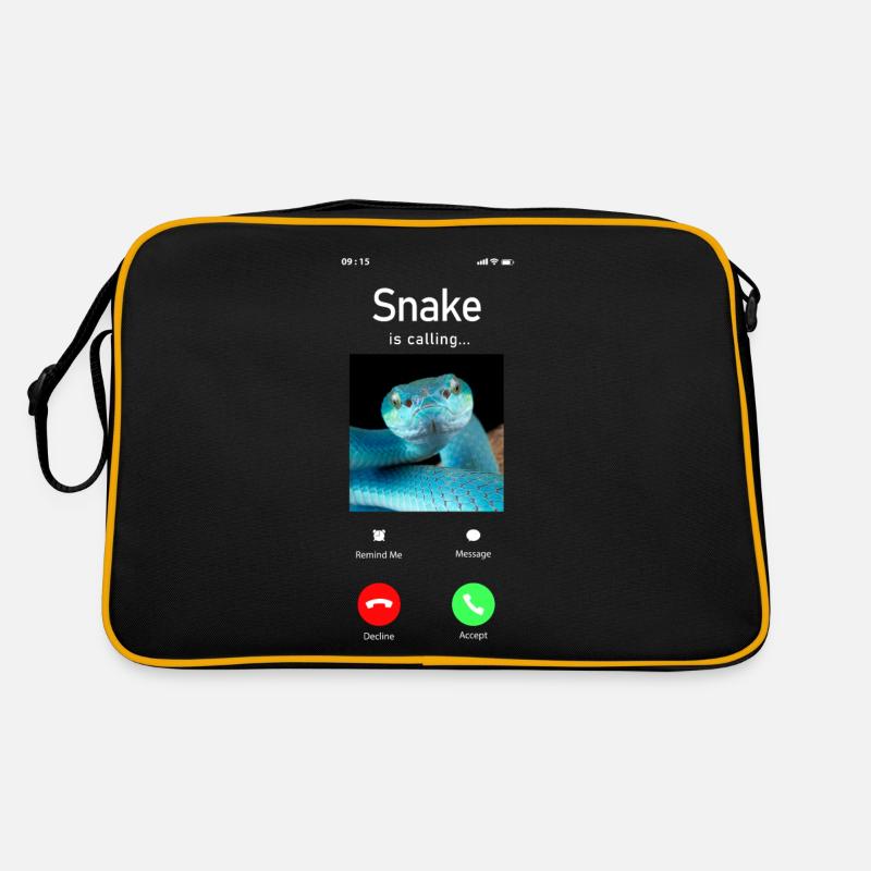 Serpent Serpent Téléphone Affichage Serpent Sac Retro