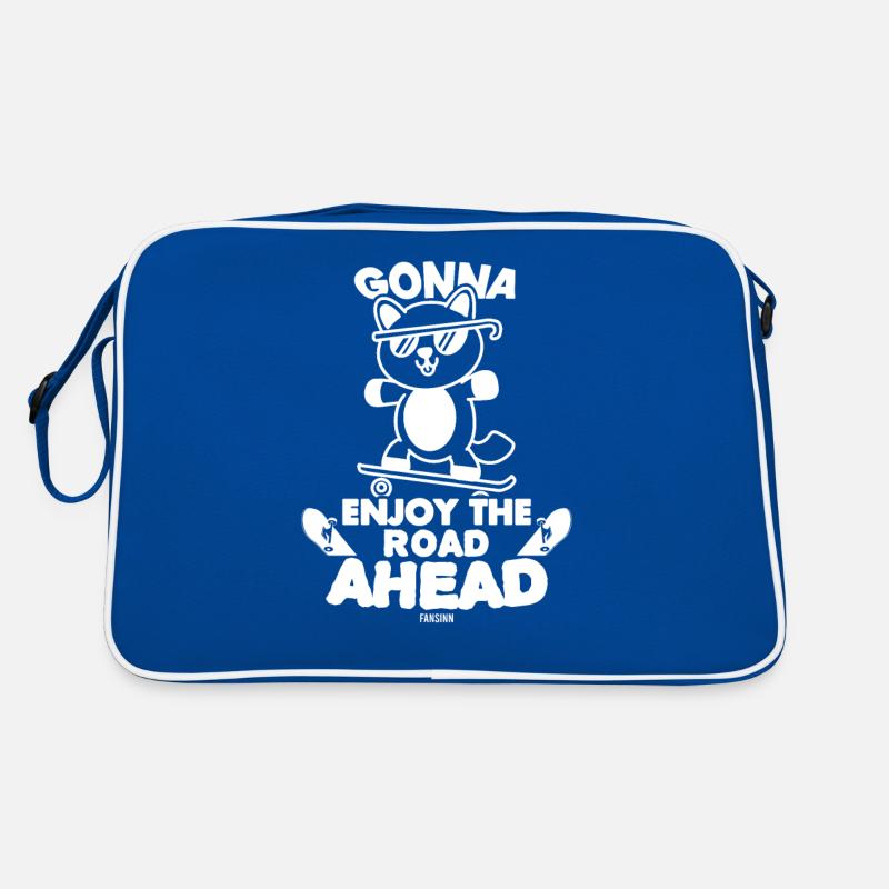 cool Skateboard skating Geschenk Retro Tasche
