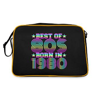 Le meilleur des années 80 né en 1980 Vintage - Sac Retro - noir/or - Dos