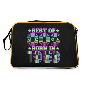 Le meilleur des années 80 né en 1983 Anniversaire vintage - Sac Retro - noir/or - Dos