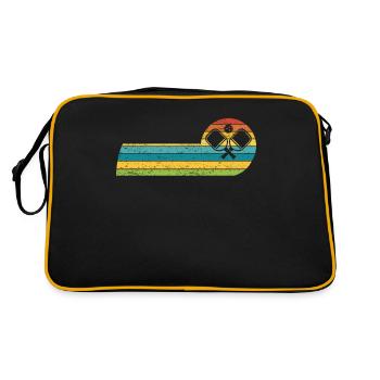 Pickleball Padel Raquette Pickleball Balls - Sac Retro - noir/or - Dos