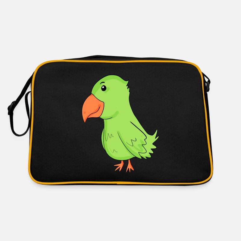 Papagei Retro Tasche