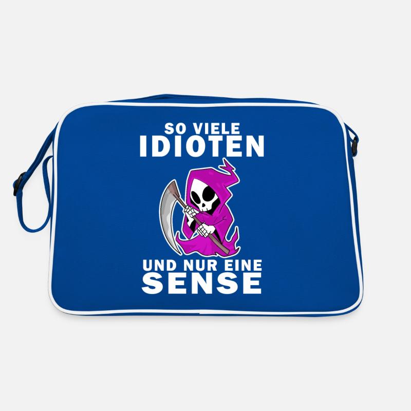 Sensenmann Dame Retro Tasche