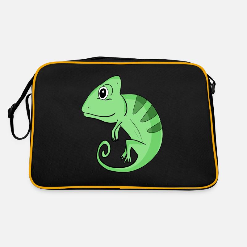 Chamäleon Retro Tasche