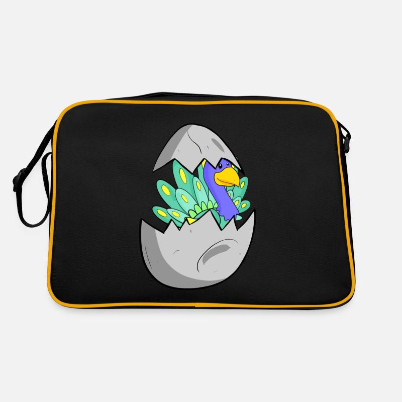 Bébé Paon Sac Retro