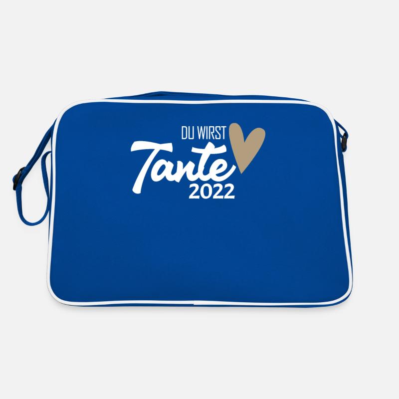 Werdende Tante 2022 Loading Nachwuchs Retro Tasche