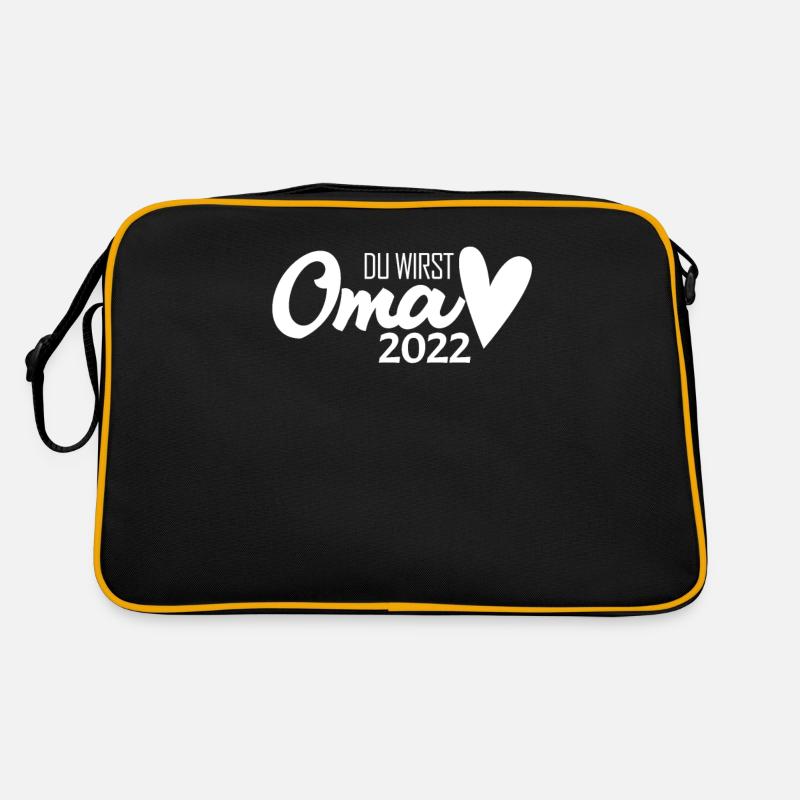 Oma 2022 - Werdende Oma 2022 Retro Tasche