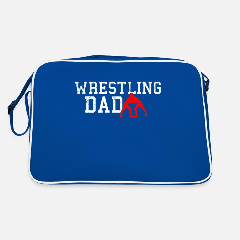 wrestling dad Retro Tasche