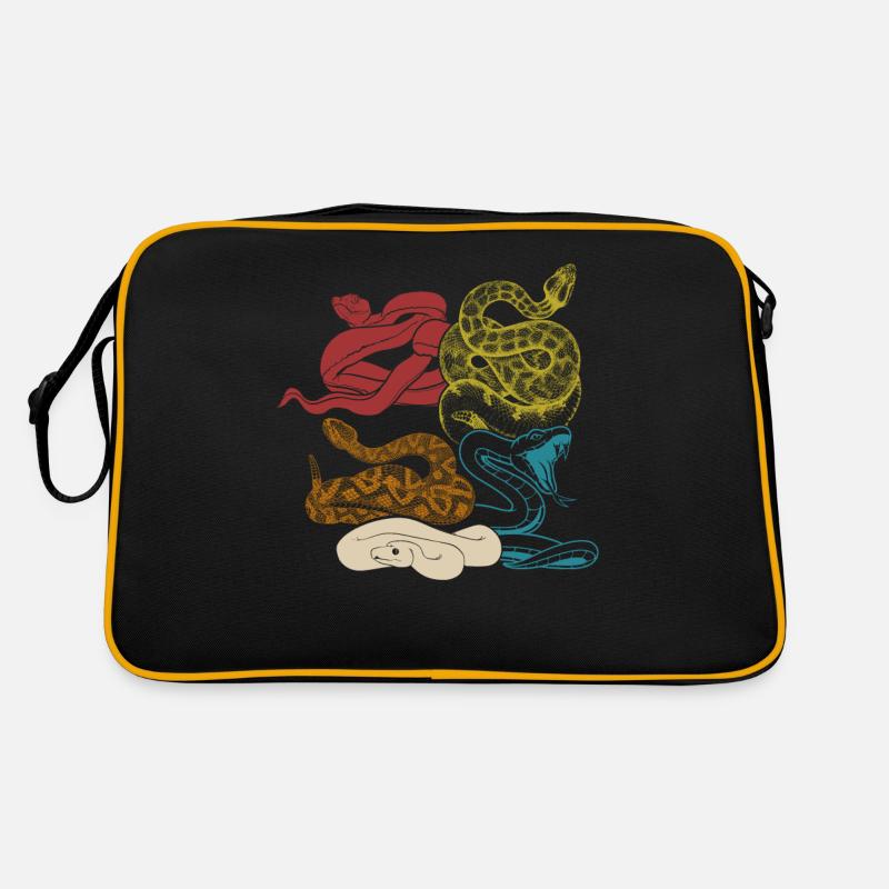 Snake Serpent Retro Vintage Retro Tasche