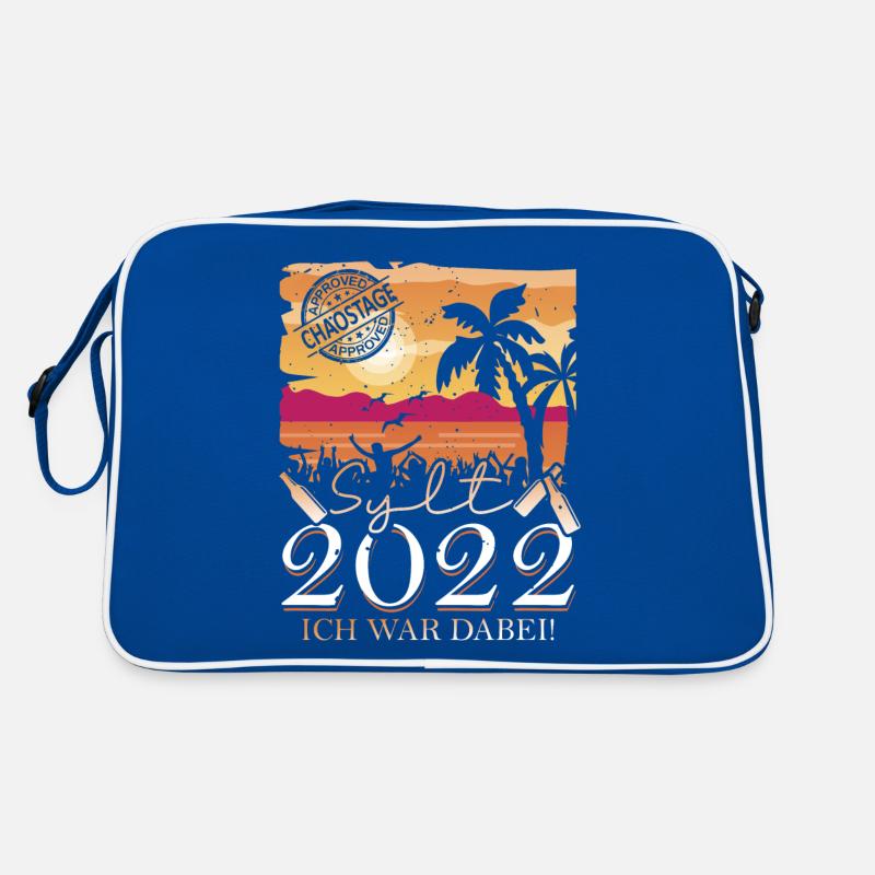 Sylt 202 ich war dabei Bier Retro Tasche