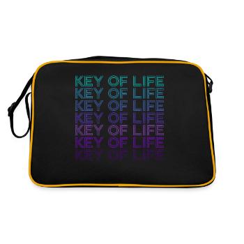 Clés de vie Égyptien Ankh Égyptien ancien - Sac Retro - noir/or - Dos