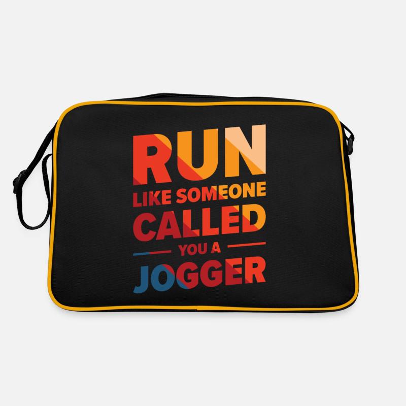 Jogger Runner Marathon Jogging Ski de fond Sac Retro