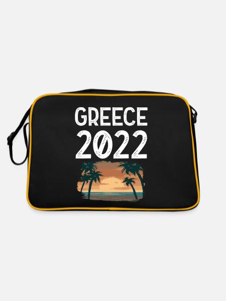 Greece 2022 - Retro Tasche - Schwarz/Gold