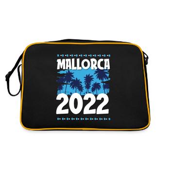 Mallorca 2022 - Retro Tasche - Schwarz/Gold - Hinten
