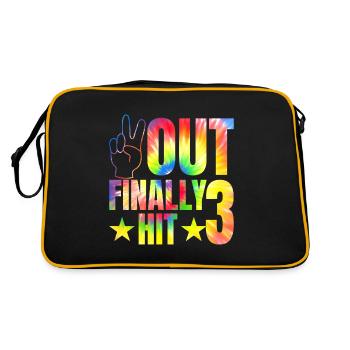 Out Enfin Hit 3 Year Old Celebrant 3. - Sac Retro - noir/or - Dos