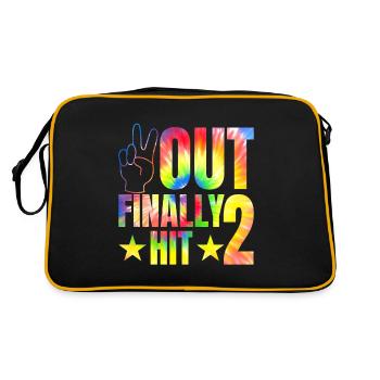 Enfin, frappez 2 Year Old Celebrant 2. - Sac Retro - noir/or - Dos