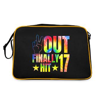 Finally hit 17 years old Promirant 17. - Retro Bag - black/gold - Back