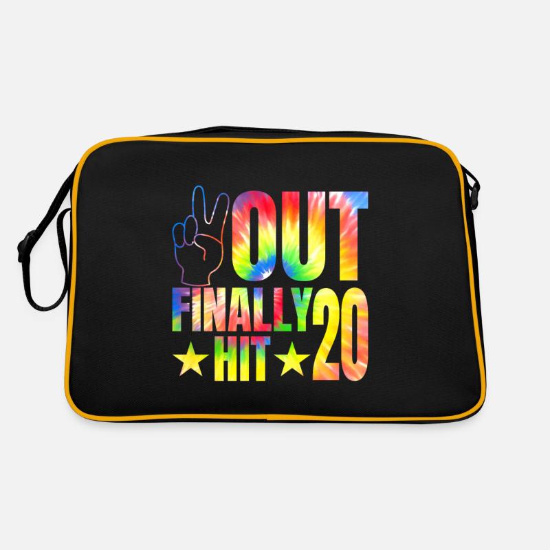 Enfin frappé le célébrant de 20 ans 20. Sac Retro