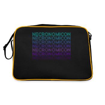 Necronomicon Horror Monster Lovecraftian Retro - Sac Retro - noir/or - Dos