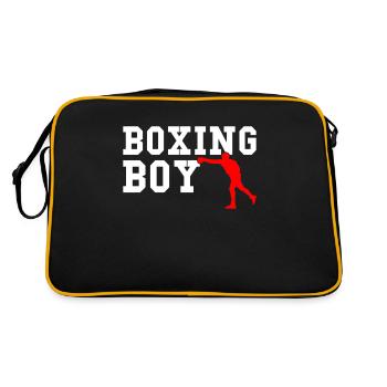 boxing boy - Retro Bag - black/gold - Back