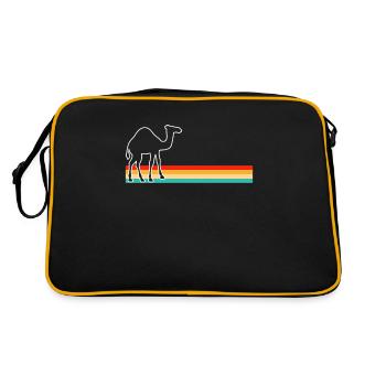 Dromadaire rétro - Sac Retro - noir/or - Dos