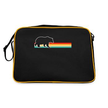 Ours Rétro - Sac Retro - noir/or - Dos