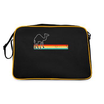 Dromadaire rétro - Sac Retro - noir/or - Dos