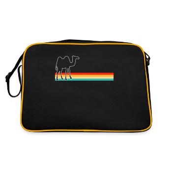 Camel Retro - Retro Bag - black/gold - Back