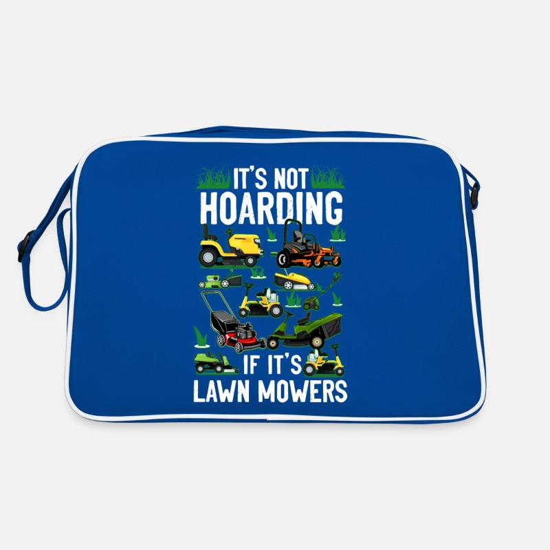 Lawn Mower Mowing Dad Father Retro Tasche