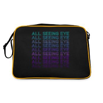 Rétro à l’œil qui voit tout - Sac Retro - noir/or - Dos