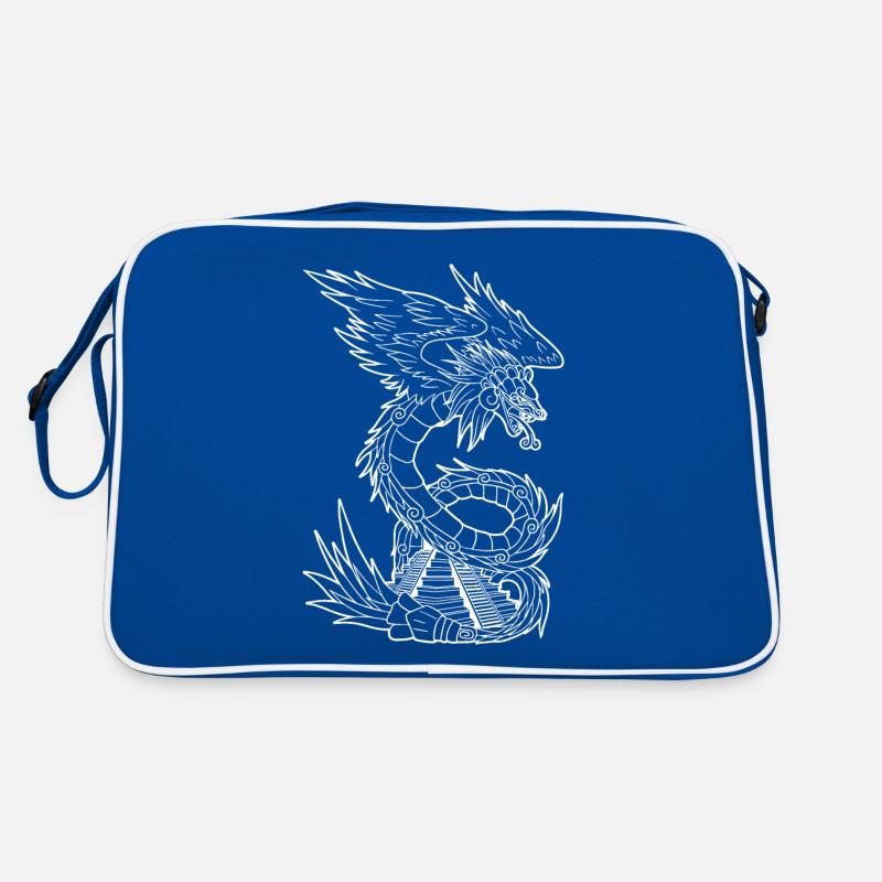 Quetzalcoatl Ancient Aztec Serpent Mayan Tempe Retro Bag