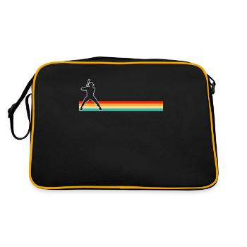 Baseball Rétro - Sac Retro - noir/or - Dos