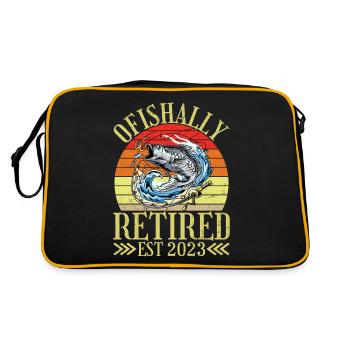 Officiellement retraité est 2023 Plus mon problème - Sac Retro - noir/or - Dos