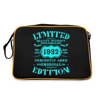 Anniversaire 1962 Édition Limitée Cadeau Occasion Cool - Sac Retro - noir/or - Dos