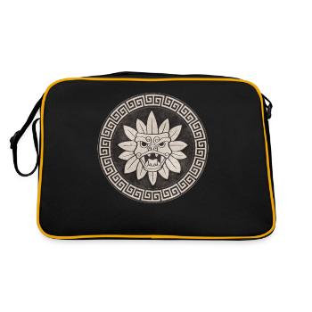 Quetzalcoatl Aztecs Feathered Snake Maya Inca - Retro Bag - black/gold - Back