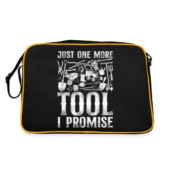 Landscaper Landscaping Landscape - Retro Tasche - Schwarz/Gold - Hinten